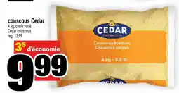 Super C COUSCOUS CEDAR offer