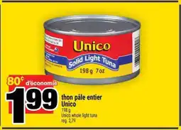 Super C thon pâle entier Unico offer