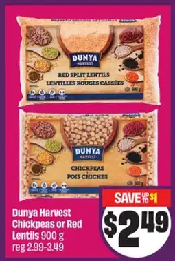 Chalo FreshCo Dunya Harvest Chickpeas or Red Lentils 900 g - Ramadan offer