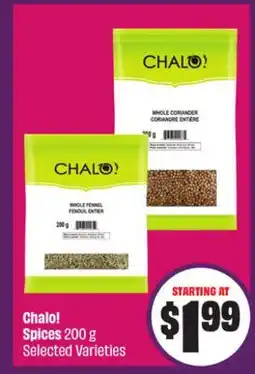 Chalo FreshCo Chalo! Spices 200 g Selected Varieties - Ramadan offer
