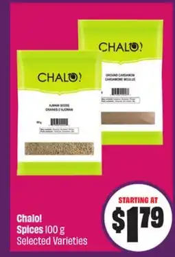Chalo FreshCo Chalo! Spices 100 g Selected Varieties - Ramadan offer
