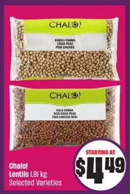 FreshCo Chalo! Lentils 1.81 kg Selected Varieties - Ramadan offer