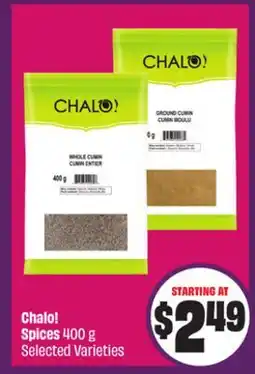 Chalo FreshCo Chalo! Spices 400 g Selected Varieties - Ramadan offer