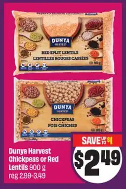 FreshCo Dunya Harvest Chickpeas or Red Lentils 900 g - Ramadan offer