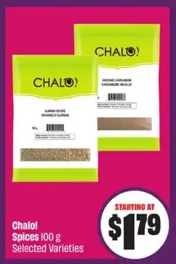 FreshCo Chalo! Spices 100 g Selected Varieties - Ramadan offer