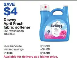 Costco Downy April Fresh fabric softener 251 offer