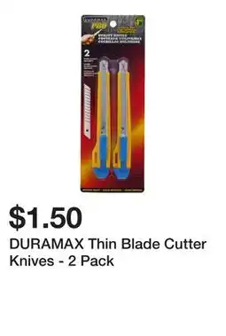 Dollarama DURAMAX Thin Blade Cutter Knives offer