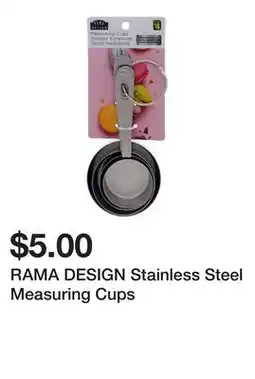 Dollarama RAMA DESIGN Stainless Steel Measuring Cups offer