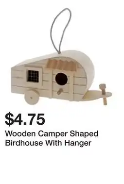 Dollarama Wooden Camper Shaped Birdhouse With Hanger offer