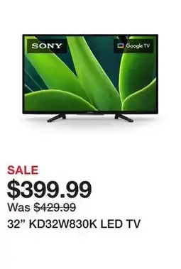 TSC Stores 32 KD32W830K LED TV offer