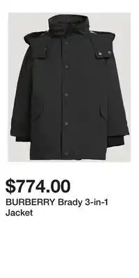 Holt Renfrew BURBERRY Brady 3-in-1 Jacket offer