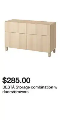 IKEA BESTÅ Storage combination w doors/drawers offer
