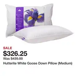 TSC Stores Hutterite White Goose Down Pillow (Medium) offer