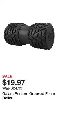 Sport Chek Gaiam Restore Grooved Foam Roller offer