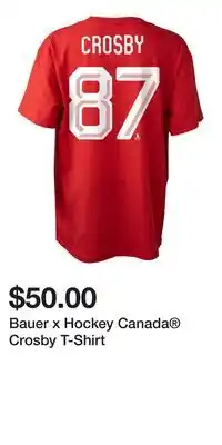 Sport Chek Bauer x Hockey Canada Crosby T-Shirt offer