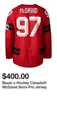Sport Chek Bauer x Hockey Canada McDavid Semi-Pro Jersey offer