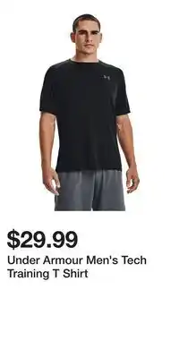 Sport Chek Under Armour Men's Tech Training T Shirt offer