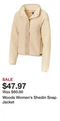 Sport Chek Woods Women's Shedin Snap Jacket offer