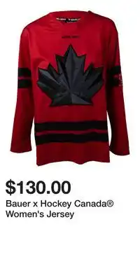 Sport Chek Bauer x Hockey Canada Women's Jersey offer