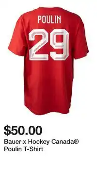 Sport Chek Bauer x Hockey Canada Poulin T-Shirt offer