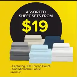Leon's Cotton House Microfibre Twin Sheet Set - Assorted Colours offer