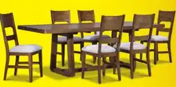 Leon's Raylan 7-Piece Extendable Dining Set - Brown offer
