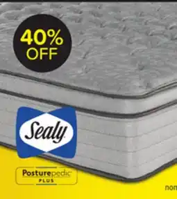 Leon's Sealy Posturepedic Plus Sterling Artemis Euro Top Luxury Firm Queen Mattress offer