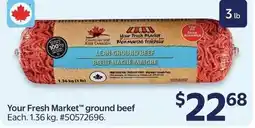 Walmart Your Fresh Market™ ground beef offer