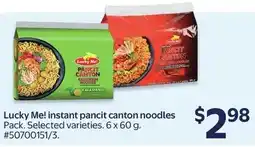 Walmart Lucky Me! instant pancit canton noodles offer