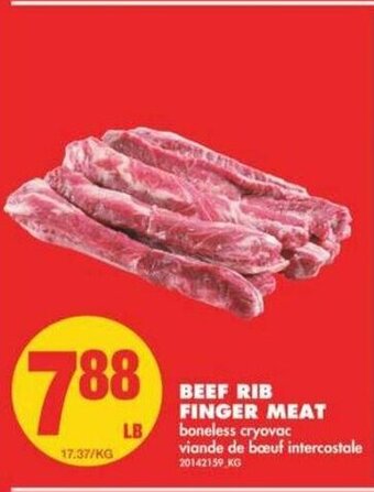 No Frills Beef Rib Finger Meat offer