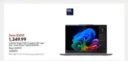 Staples Lenovo Yoga 7i 14 Copilot+ PC Laptop - Intel Ultra 7 256V/512GB SSD/16GB RAM/Windows 11 Home offer