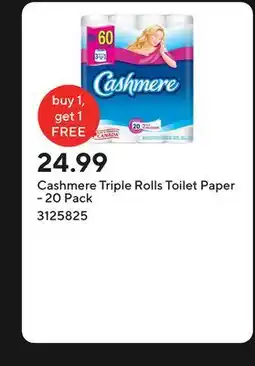 Staples Cashmere Triple Rolls Toilet Paper offer