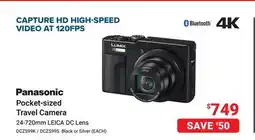 Visions Electronics Panasonic Pocket-sized Travel Camera - Black offer
