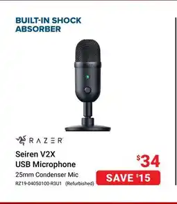Visions Electronics Seiren V2X USB Microphone offer
