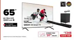 Visions Electronics 65 LG Mini LED QNED evo AI offer