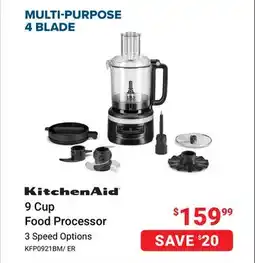 Visions Electronics 9 Cup Food Processor offer