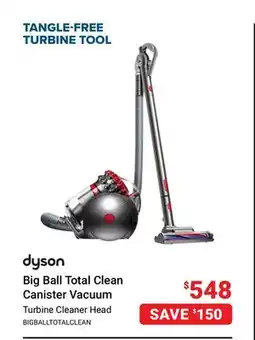 Visions Electronics Big Ball Total Clean Canister Vacuum offer