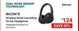 Visions Electronics SONY Wireless Noise Cancelling On-Ear Headphone offer