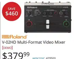 Vistek Roland V-02HD Multi-Format Video Mixer offer