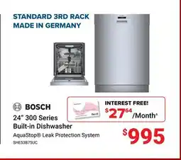 Visions Electronics 24 300 Series Built-in Dishwasher offer