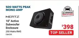 Visions Electronics NERTZ RMS 10 Active Subwoofer Enclosure offer