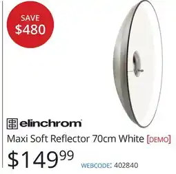 Vistek Maxi Soft Reflector 70cm White offer