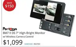 Vistek PortKeys BM7 II DS 7 High-Bright Monitor w/ Wireless Camera Control offer