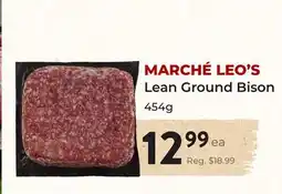 Marche Leo's MARCHÉ LEO'S Lean Ground Bison offer