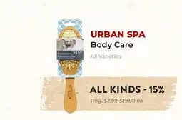 Marche Leo's URBAN SPA Body Care offer