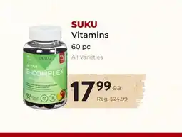 Marche Leo's SUKU Vitamins offer