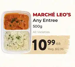 Marche Leo's MARCHÉ LEO'S Any Entree offer