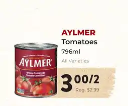 Marche Leo's AYLMER Tomatoes offer