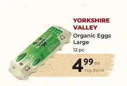 Marche Leo's YORKSHIRE VALLEY Organic Eggs offer