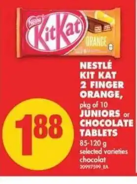 No Frills Nestlé Kit Kat 2 Finger Orange offer